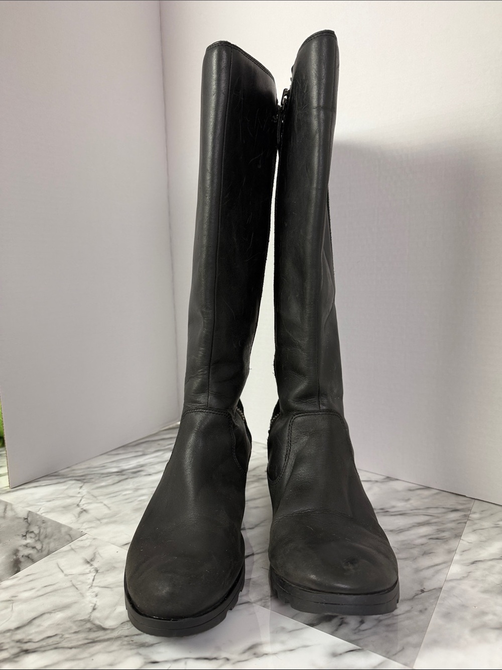 Sorel women’s Emelie tall leather winter boots size 9 - Picture 4 of 15